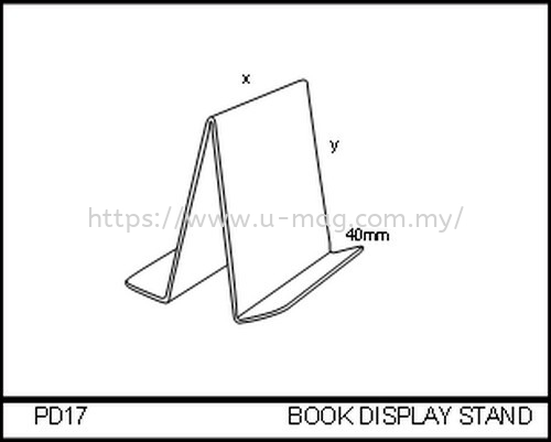 PD17 BOOK DISPLAY STAND STATIONERY DISPLAY Malaysia, Johor Bahru (JB), Ulu Tiram Manufacturer, Supplier, Supply, Supplies | U-Mag Acrylic Products (M) Sdn Bhd