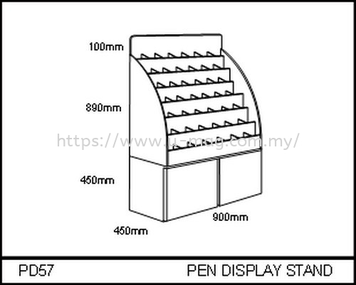 PD57 PEN DISPLAY STAND ľչʾ   Manufacturer, Supplier, Supply, Supplies | U-Mag Acrylic Products (M) Sdn Bhd