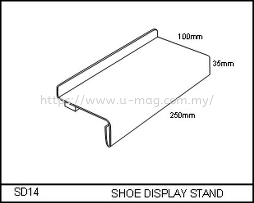 SD14 SHOE DISPLAY STAND ǮЬչʾ   Manufacturer, Supplier, Supply, Supplies | U-Mag Acrylic Products (M) Sdn Bhd