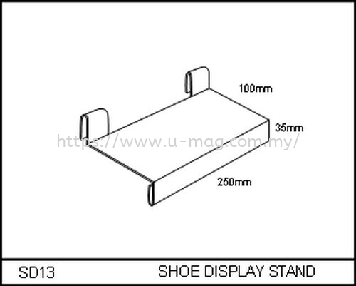 SD13 SHOE DISPLAY STAND ǮЬչʾ   Manufacturer, Supplier, Supply, Supplies | U-Mag Acrylic Products (M) Sdn Bhd