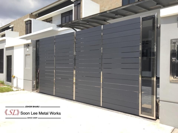 Stainless Steel Main Gate Stainless Steel Gate GATE Johor Bahru (JB), Malaysia, Ulu Tiram Supplier, Suppliers, Supply, Supplies | Soon Lee Steel & Iron Works Sdn Bhd