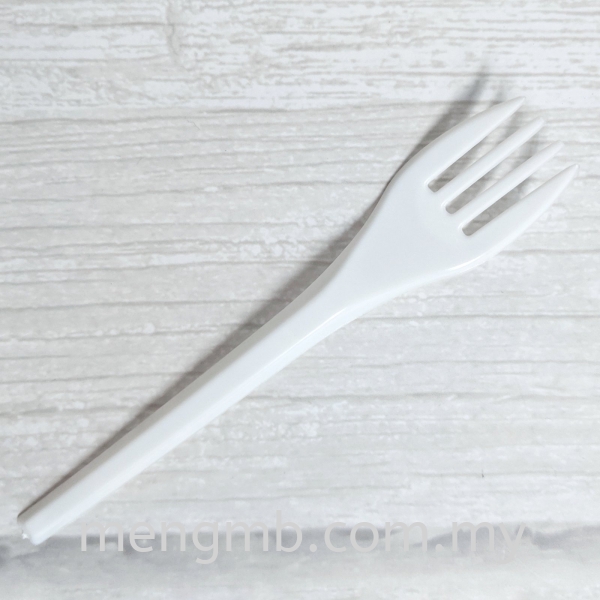 Ʒ Dessert Fork Plastic Range Cutlery Disposable Tableware Johor Bahru (JB), Ulu Tiram, Malaysia Supplier, Distributor, Wholesaler, In Bulk | Meng MB Trading Sdn Bhd