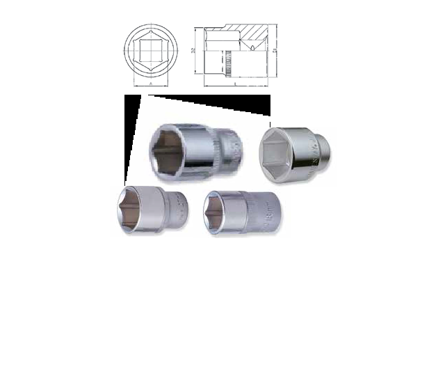 DR.6PT HEX SOCKET