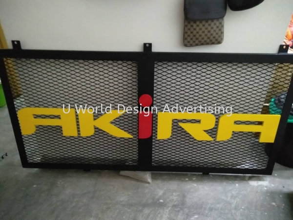 Akira PVC Board box up lettering at bukit tinggi, klang, selangor 3D SIGNAGE PVC BOARD (INDOOR) Malaysia, Selangor, Klang, Kuala Lumpur (KL) Manufacturer, Supplier, Supply, Supplies | U World Design Advertising