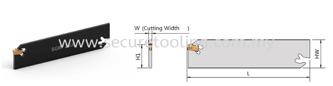 PARTING INSERT ,BLADE & HOLDER