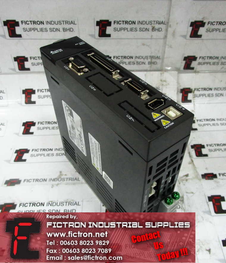 ASD-A2-0421-L ASDA20421L DELTA ELECTRONICS AC Servo Drive Repair Malaysia Singapore Indonesia USA Thailand