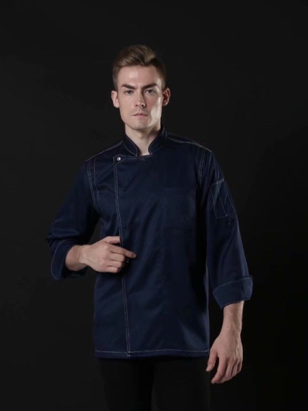 Navy Chef Short Sleeve Uniform SS19-7 Chef Uniform Johor Bahru (JB), Malaysia, Selangor, Kuala Lumpur (KL), Puchong Supplier, Suppliers, Supply, Supplies | GL Baker Solutions Sdn Bhd