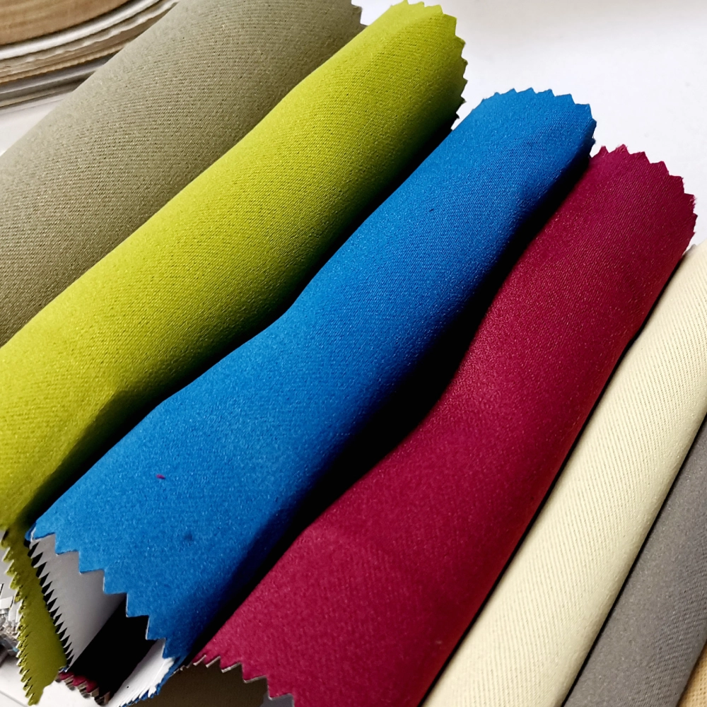 Plain Color Dim-out Curtain Fabric