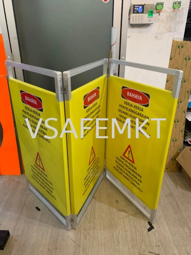 Lift Barrier Hoarding Maintenence (Aluminium Frame)