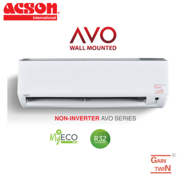 Acson 2.5hp Non-Inverter Wall Mounted R32 Avo Series A3WM25N/A3LC25C