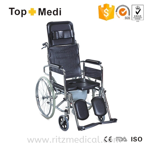 TCM609GCU Commode Wheelchair