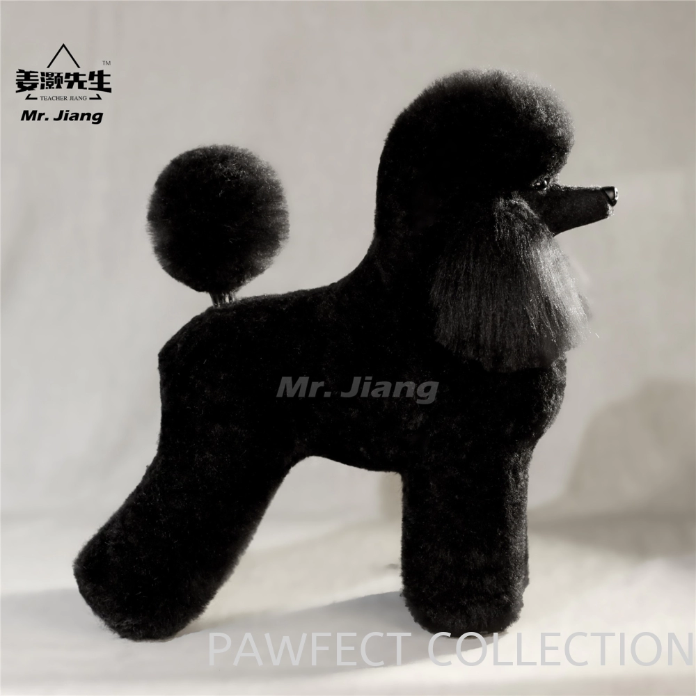 Mr. Jiang Poodle Lamb Whole body Wig in black (without mannequin)