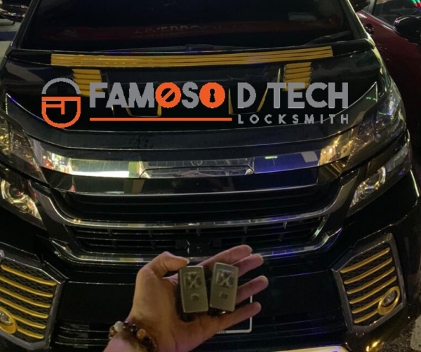 Toyota Vellfire Adding Smart Key Smart Key Car Key Service Johor Bahru (JB), Malaysia, Masai, Pasir Gudang Supplier, Supply, Service | Famoso Locksmith Sdn Bhd