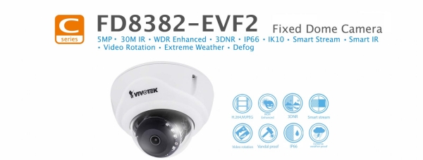 FD8382-EVF2. Vivotek Fixed Dome Camera VIVOTEK CCTV System Johor Bahru JB Malaysia Supplier, Supply, Install | ASIP ENGINEERING