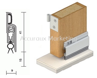 Surface Mount Retractable Door Seal Door Seal 01. ARCHITECTURAL HARDWARE Selangor, Malaysia, Kuala Lumpur (KL), Sungai Buloh Supplier, Distributor, Supply, Supplies | Accuraux Marketing Sdn Bhd