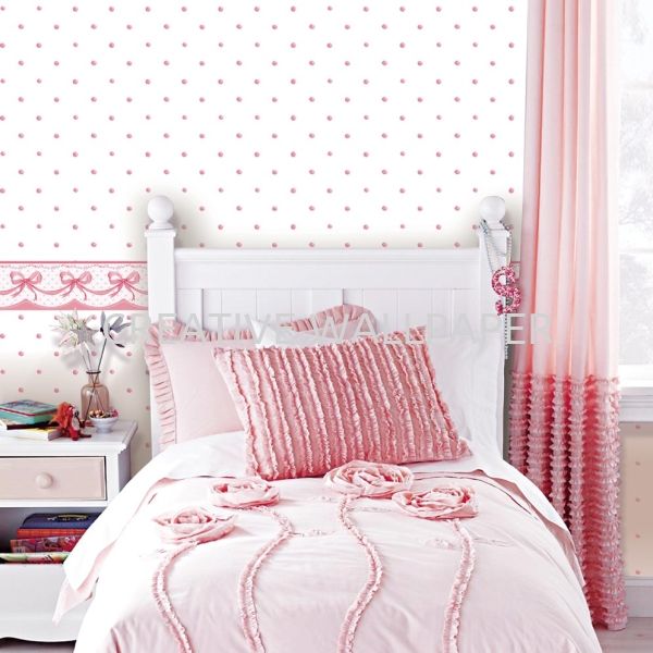 pink Rosesbedroom Popcorn Malaysia Wallpaper - Size: 53cm x 10meter Kedah, Alor Setar, Malaysia Supplier, Supply, Supplies, Installation | Creative Wallpaper