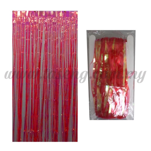 Fringe Backdrop Macaron Color *Red (BD1-MC-R)