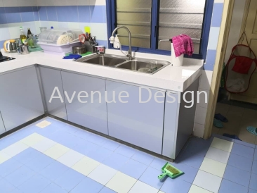 Aluminium Kitchen Cabinet at Damansara