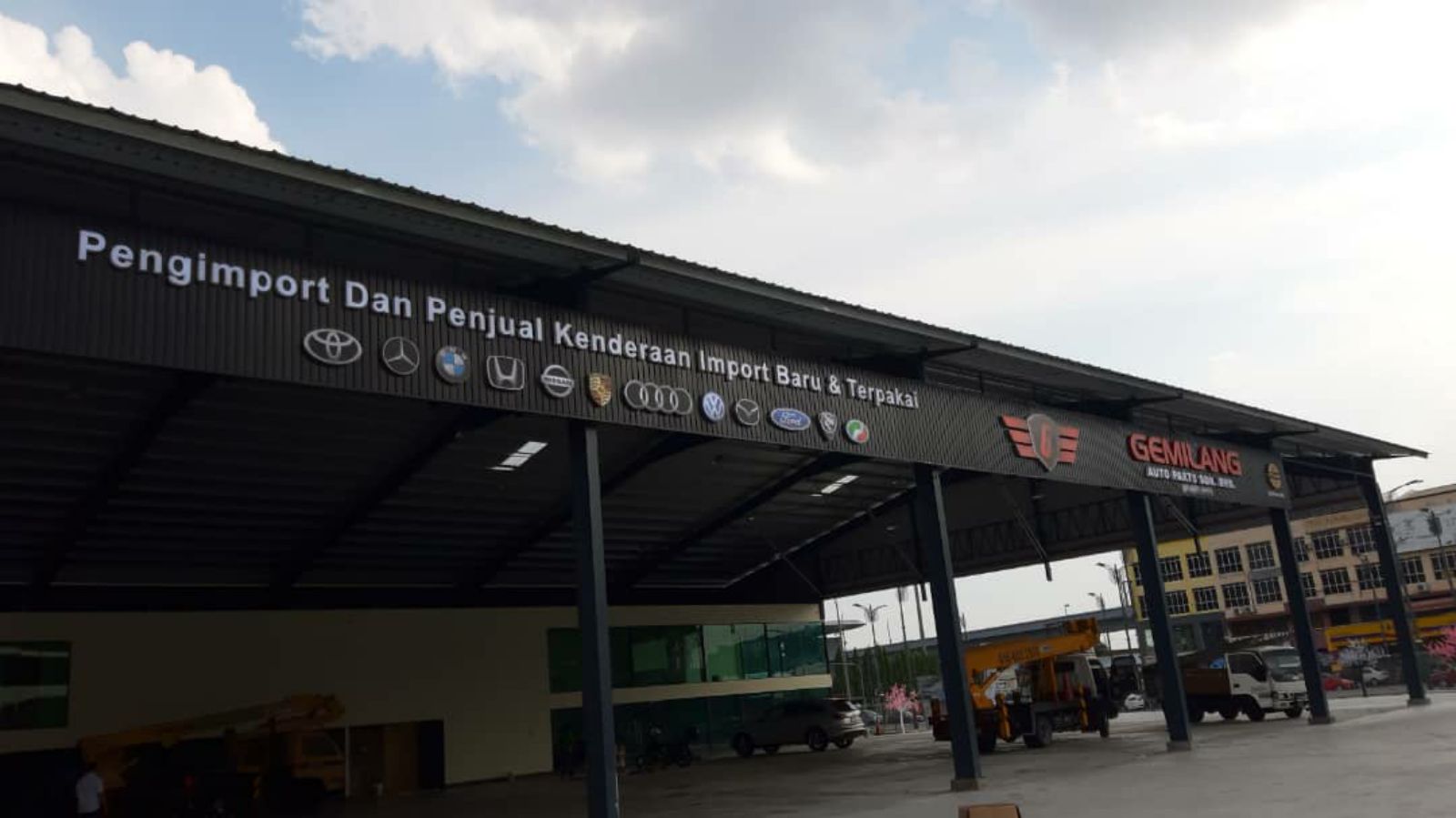 Gemilang Auto Parts Sdn Bhd 3d Aluminum Ceiling Trim Cading 3d Channel Box Up Led Lettering