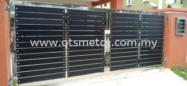 SSG040 Stainless Steel Gate Johor Bahru (JB) Design, Supplier, Supply | OTS Metal Works