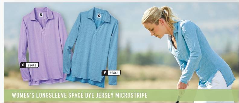 FJ WOMENS LONGSLEEVE SPACE DYE JERSEY MICROSTRIPE