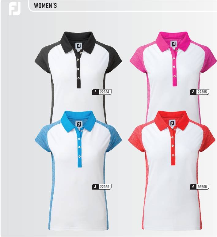 FJ WOMENS SMOOTH PIQUE RAGLAN CAP SLEEVE SHIRT