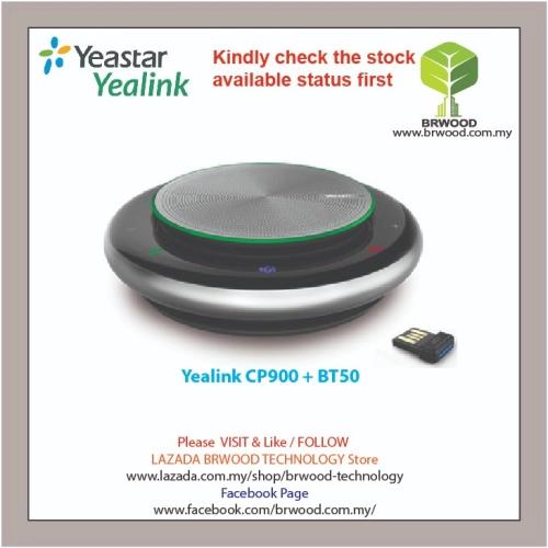 Yealink CP900 + BT50: Ultimate Compact Flexible Speakerphone with USB Bluetooth dongle