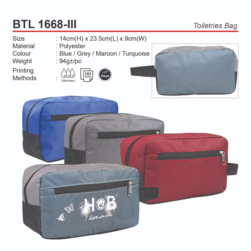 D*BTL1668-III Toiletries Bag (A)