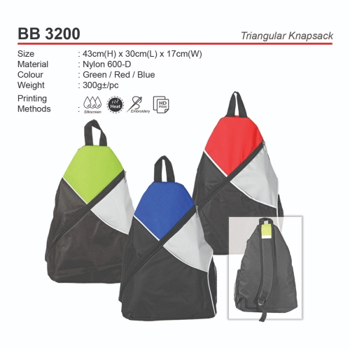 D*BB3200 Triangular Knapsack (A)