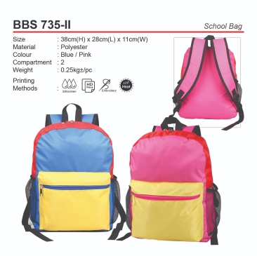 D*BBS735-II School Bag (A)