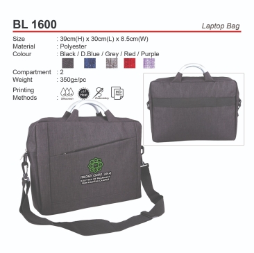 D*BL1600 Laptop Bag (A)