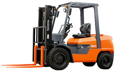 TOYOTA 3 Ton Diesel Forklift, Standard Mast 2 Stage 4 Meter Solid Tire Others Johor Bahru (JB), Malaysia, Selangor, Kuala Lumpur (KL), Masai, Shah Alam Rental, Supplier | Megah Machinery