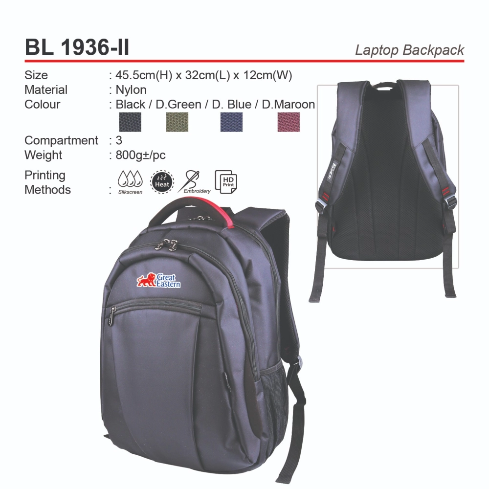 D*BL1936-II Laptop Backpack (A)