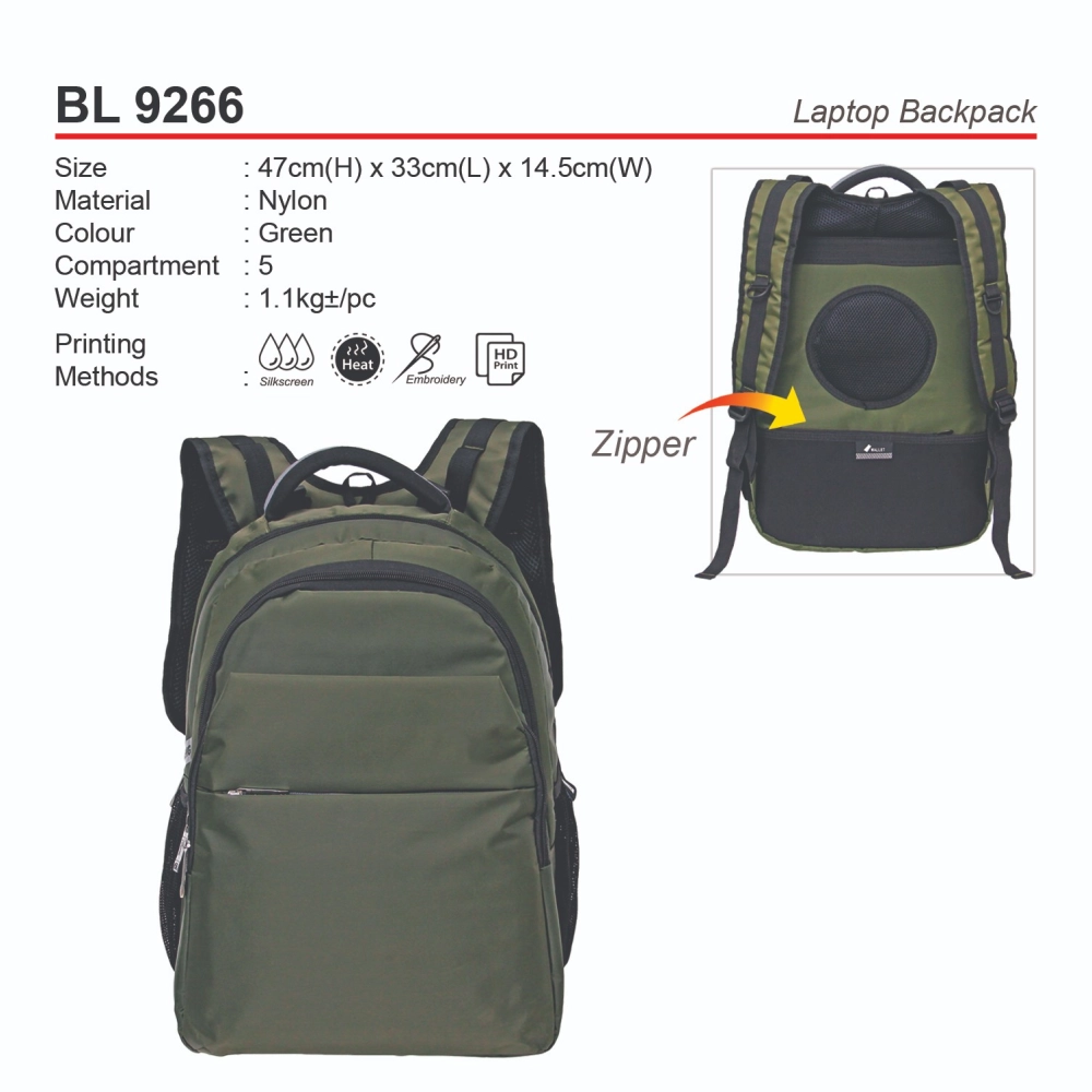 D*BL9266 Laptop Backpack (A)