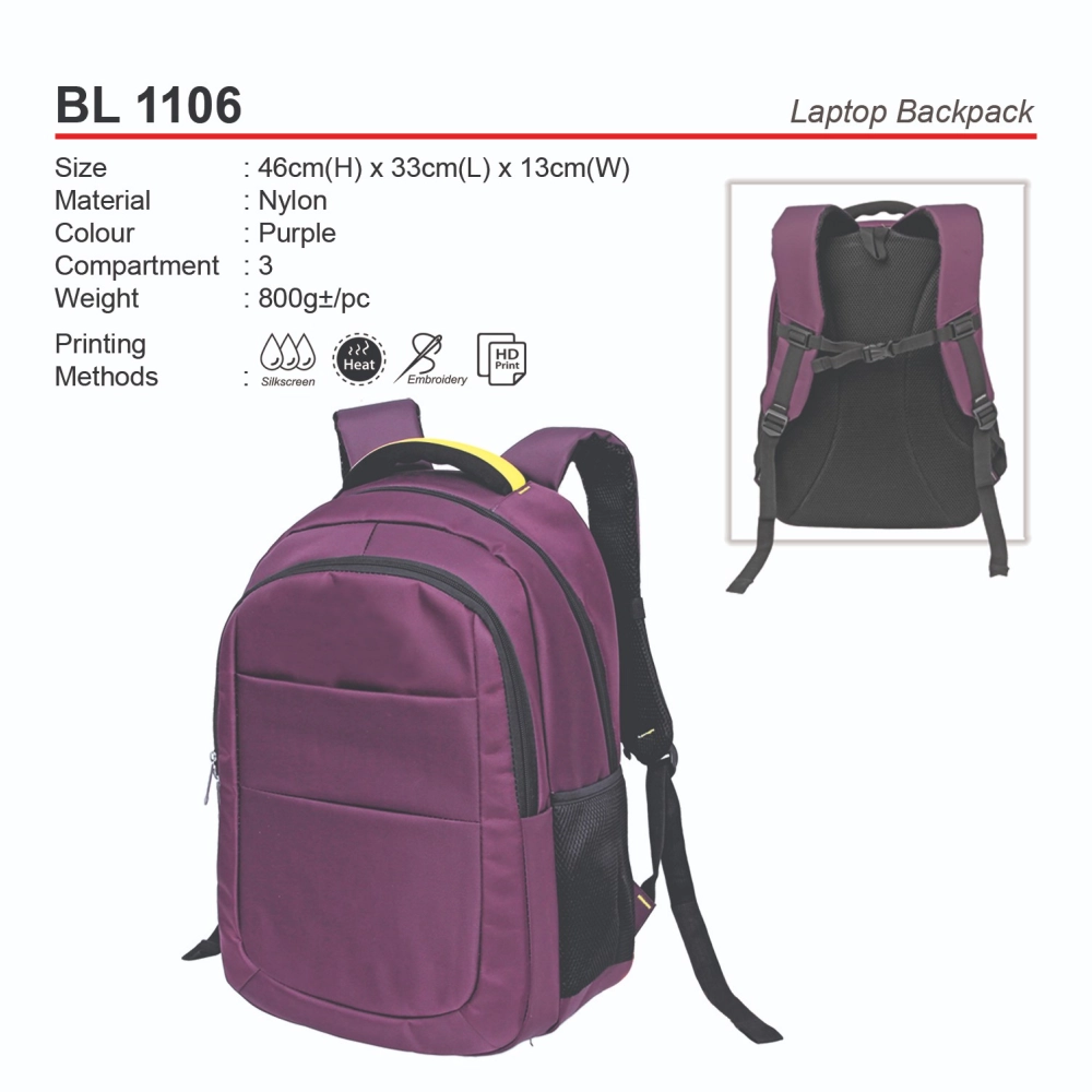 D*BL1106 Laptop Backpack (A)