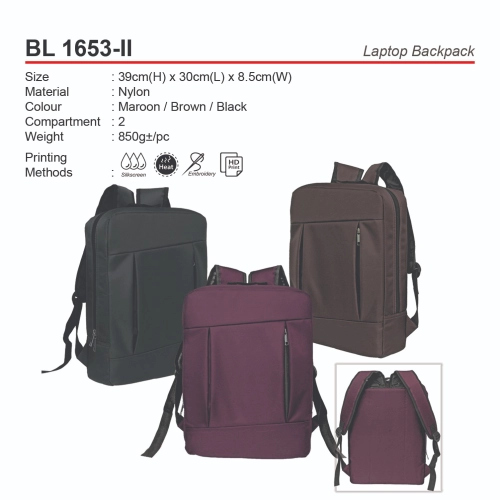 D*BL1653-II Laptop Backpack (A)