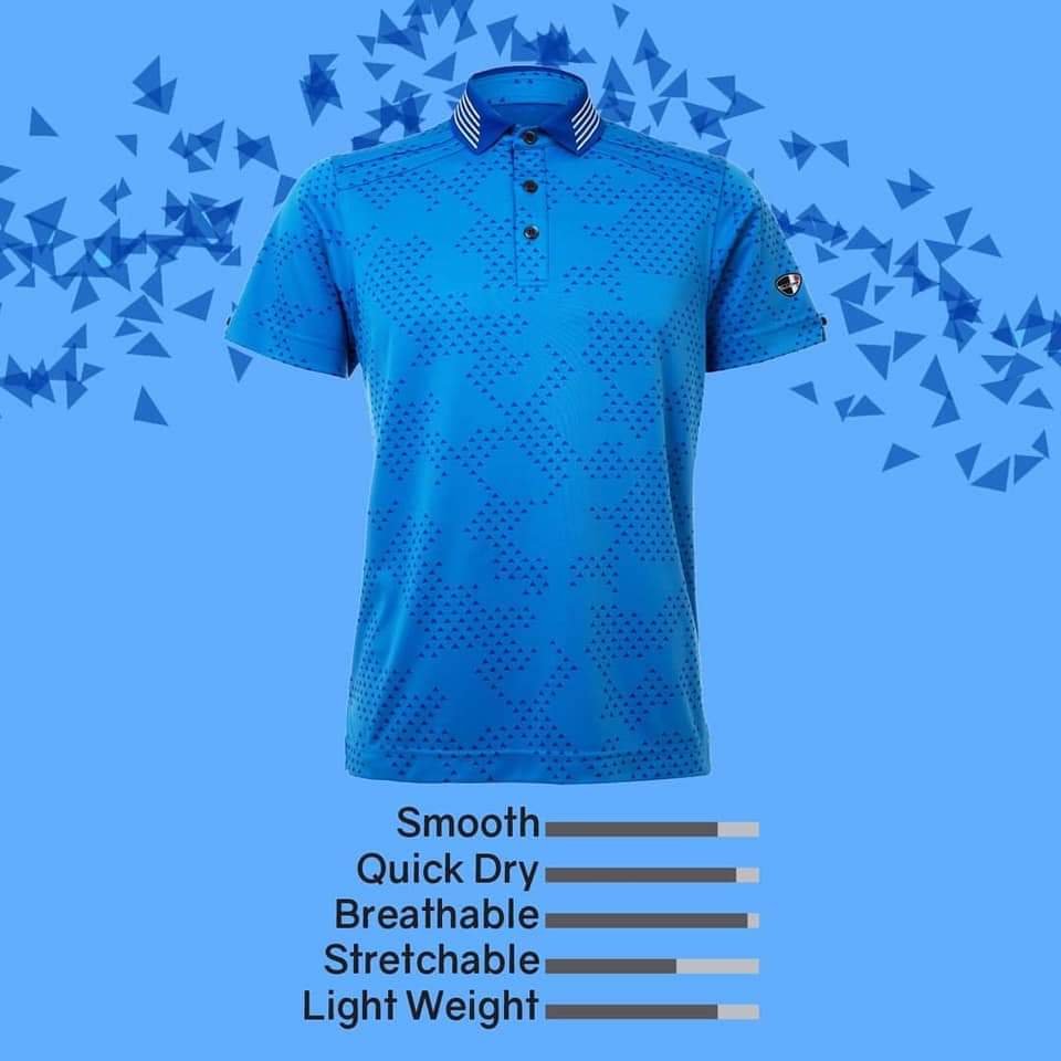 CREST LINK 2020 QUICK DRY NAVY CHECKERED APPAREL