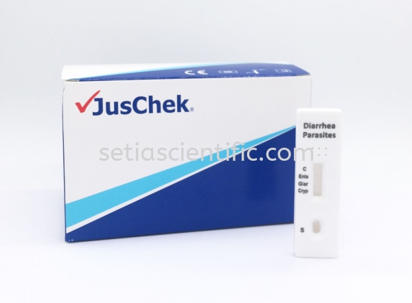 Entamoeba/Giardia/Crypto Rapid Test Cassette (1 Window) JusChek Infectious Disease Rapid Test Kuala Lumpur (KL), Malaysia, Selangor Supplier, Suppliers, Supply, Supplies | Setia Scientific Solution