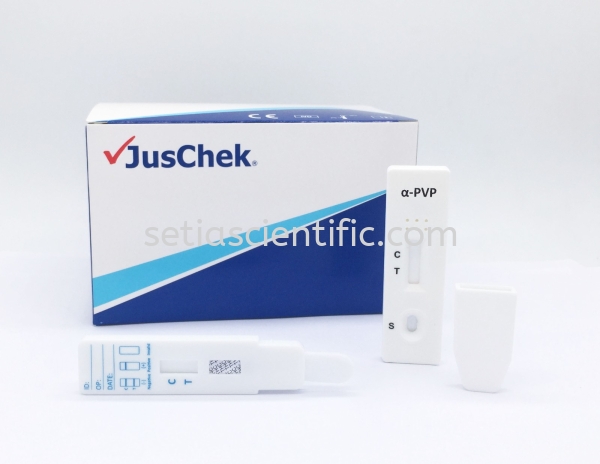 -Pyrrolidinovalerophenone (-PVP ) Rapid Test - Oral Fluid JusChek Drug of Abuse Rapid Test Kuala Lumpur (KL), Malaysia, Selangor Supplier, Suppliers, Supply, Supplies | Setia Scientific Solution