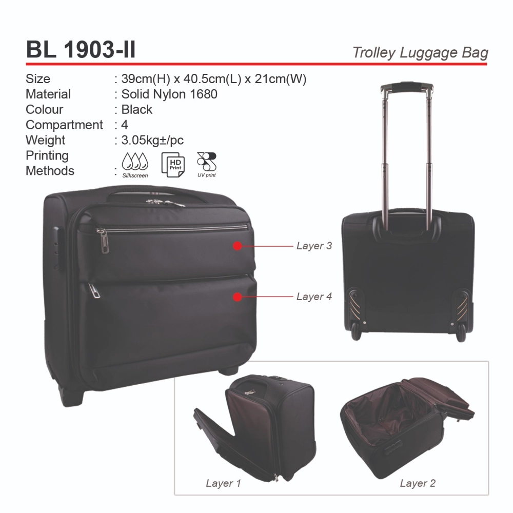 BL1903-II Trolley Luggage Bag (A)