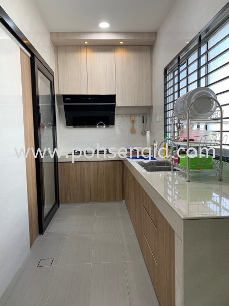 Solidply Kitchen Cabinet @ Rimbun Vista Kitchen Seremban, Negeri Sembilan (NS), Malaysia Renovation, Service, Interior Design, Supplier, Supply | Poh Seng Furniture & Interior Design