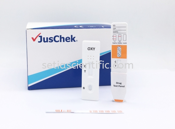 Oxycodone (OXY) Rapid Test - Urine JusChek Drug of Abuse Rapid Test Kuala Lumpur (KL), Malaysia, Selangor Supplier, Suppliers, Supply, Supplies | Setia Scientific Solution