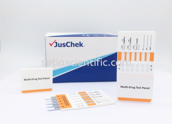 Multi-Drug Rapid Test Panel - Urine JusChek Drug of Abuse Rapid Test Kuala Lumpur (KL), Malaysia, Selangor Supplier, Suppliers, Supply, Supplies | Setia Scientific Solution