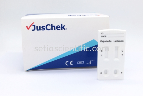 Calprotectin and Lactoferrin Combo Rapid Test Cassette JusChek Others Rapid Test Kuala Lumpur (KL), Malaysia, Selangor Supplier, Suppliers, Supply, Supplies | Setia Scientific Solution