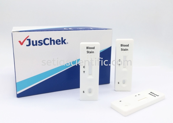 Blood Stain Rapid Test Cassette JusChek Others Rapid Test Kuala Lumpur (KL), Malaysia, Selangor Supplier, Suppliers, Supply, Supplies | Setia Scientific Solution