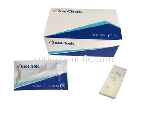 OTC Sperm Concentration Rapid Test JusChek Others Rapid Test Kuala Lumpur (KL), Malaysia, Selangor Supplier, Suppliers, Supply, Supplies | Setia Scientific Solution