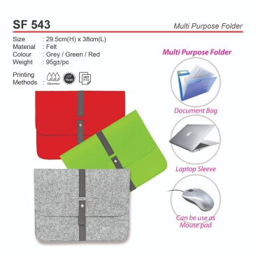 SF543  Multi Purpose Folder (A)