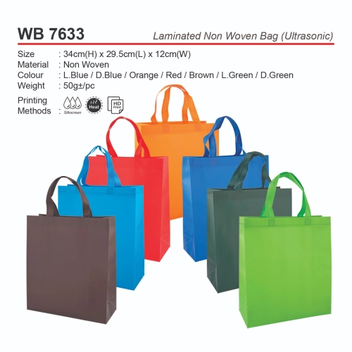 D*WB7633 Laminated Non Woven Bag (Ultrasonic) (A)