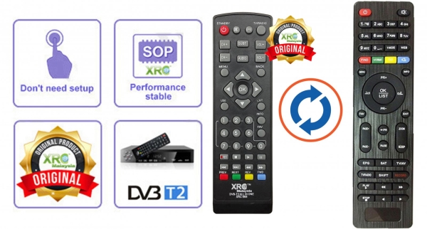 DVB-T2 REMOTE CONTROL DVB-T2 REMOTE CONTROL DVB REMOTE CONTROL Johor Bahru (JB), Malaysia Manufacturer, Supplier | XET Sales & Services Sdn Bhd