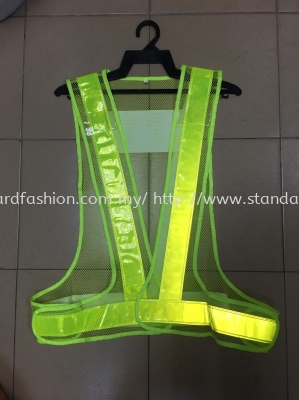 V Shaped Safety Vest Mesh Type (Adjustable) 